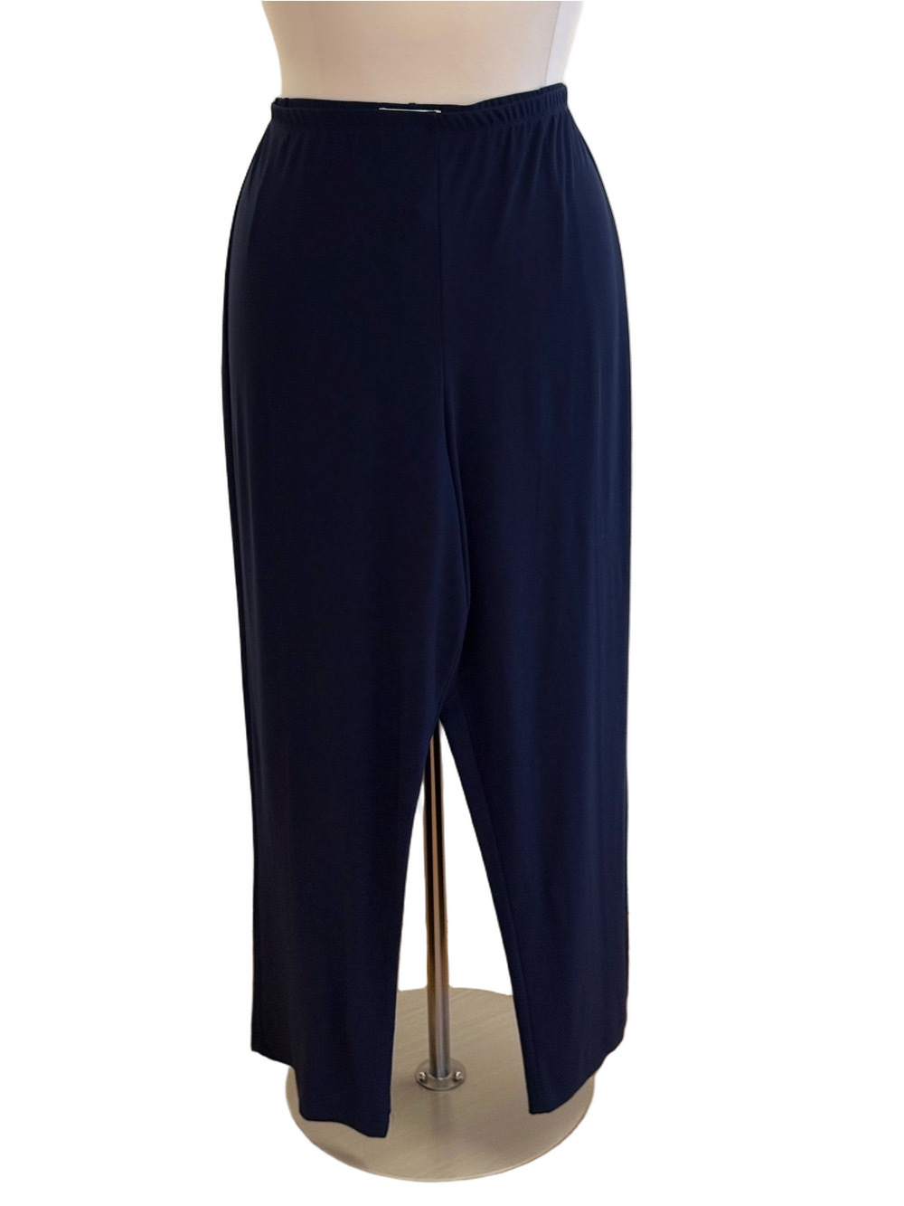 Draper’s & Damon’s Classic Navy Wide-Leg Knit Pull-On Pants size 2X